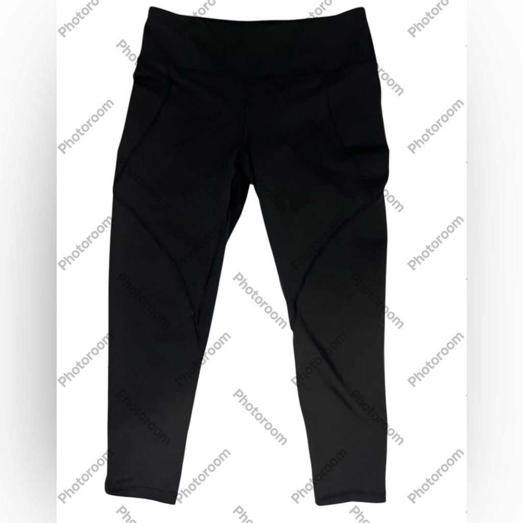 Patagonia Black Cropped Outdoor Hiking Leggings Size Smalll